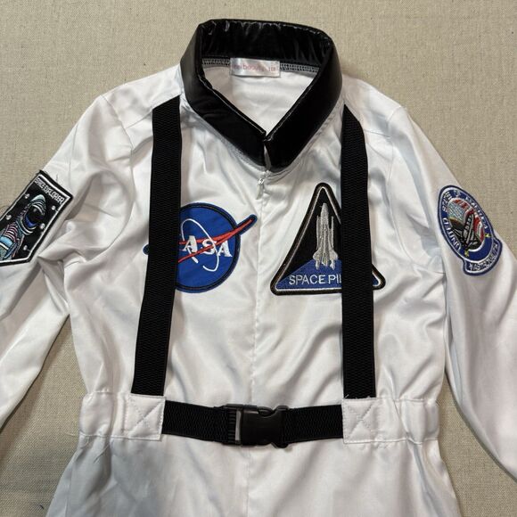 Astronaut Costume with A NASA Cap Halloween Costume NASA Space Kids Size 6/7 - Picture 8 of 8
